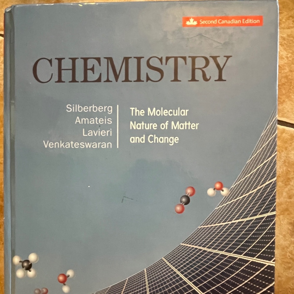 Chemistry second Canadian edition